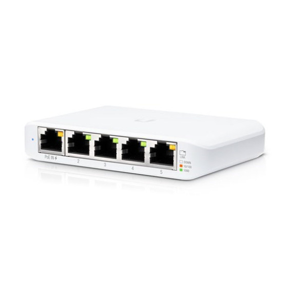 Ubiquiti USW-Flex-Mini  UniFi Compact 5Port Gigabit Desktop Switch